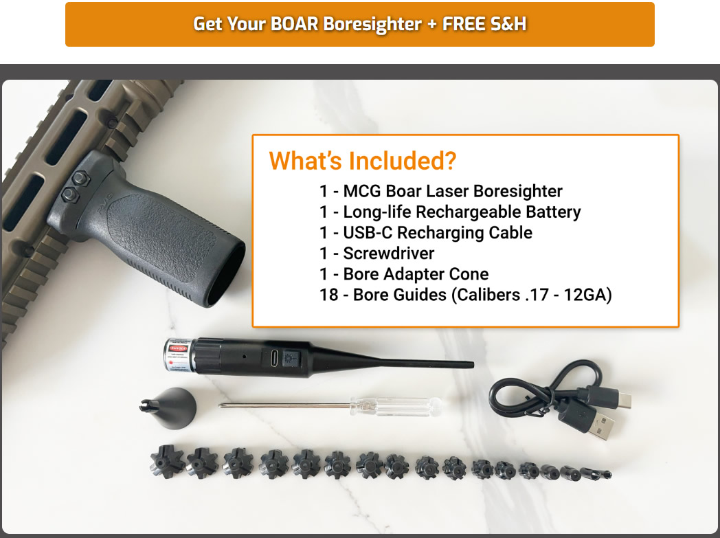 Zero Like a Pro: A Closer Look at The Boar Laser Boresighter by MCG Tactical

