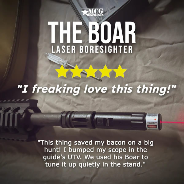 Zero Like a Pro: A Closer Look at The Boar Laser Boresighter by MCG Tactical

