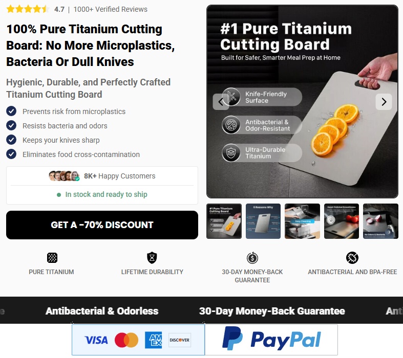 Katuchef Titanium Cutting Board Review: Is This Legit Kitchen Tech?